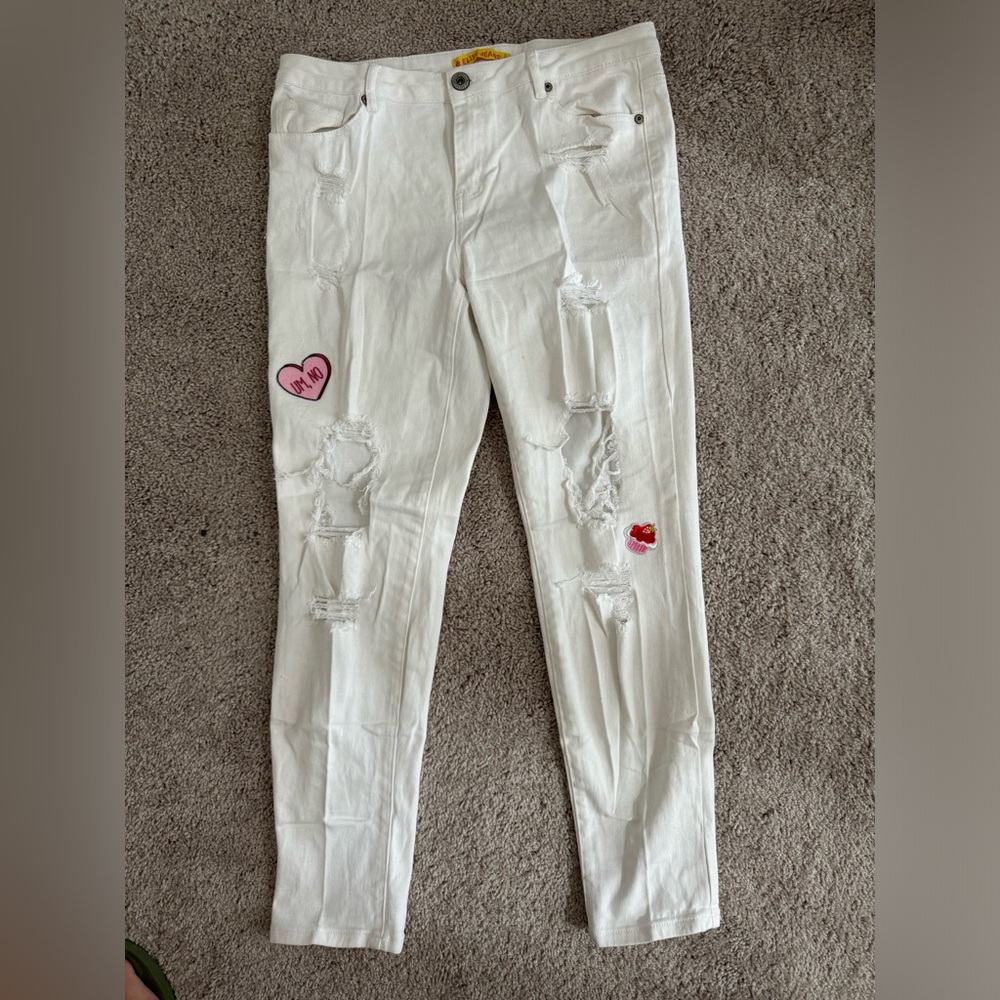White jeans